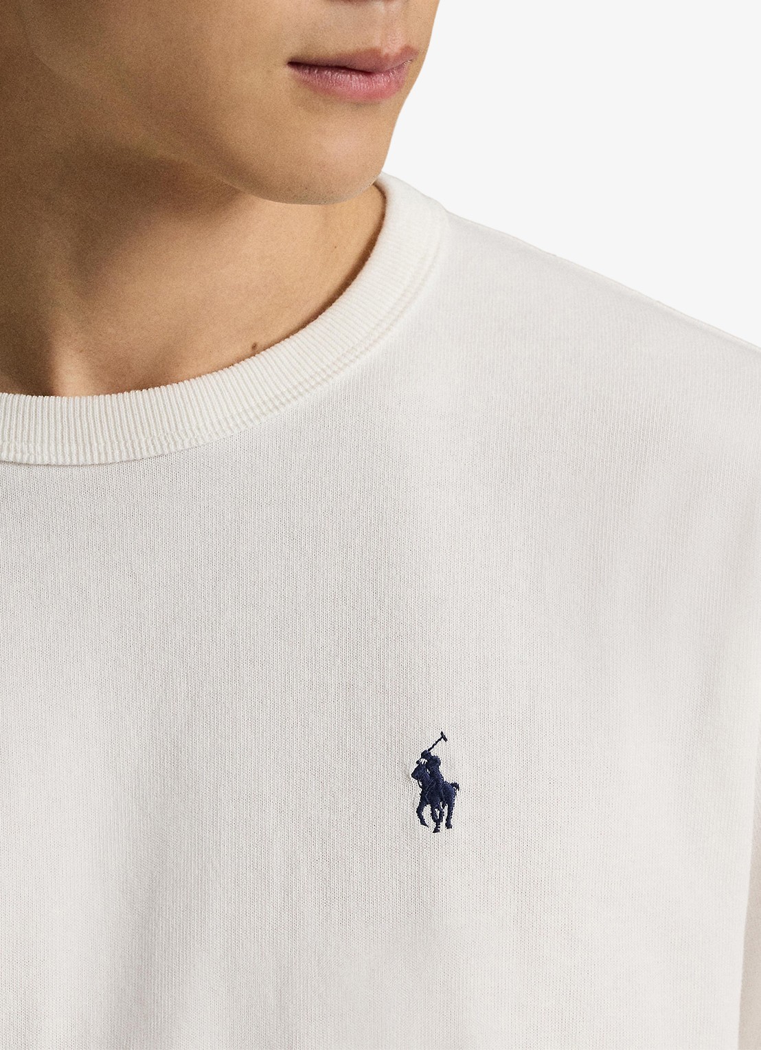 Ralph Lauren T-shirt met logoborduring - detail 2 deckwash white / wit