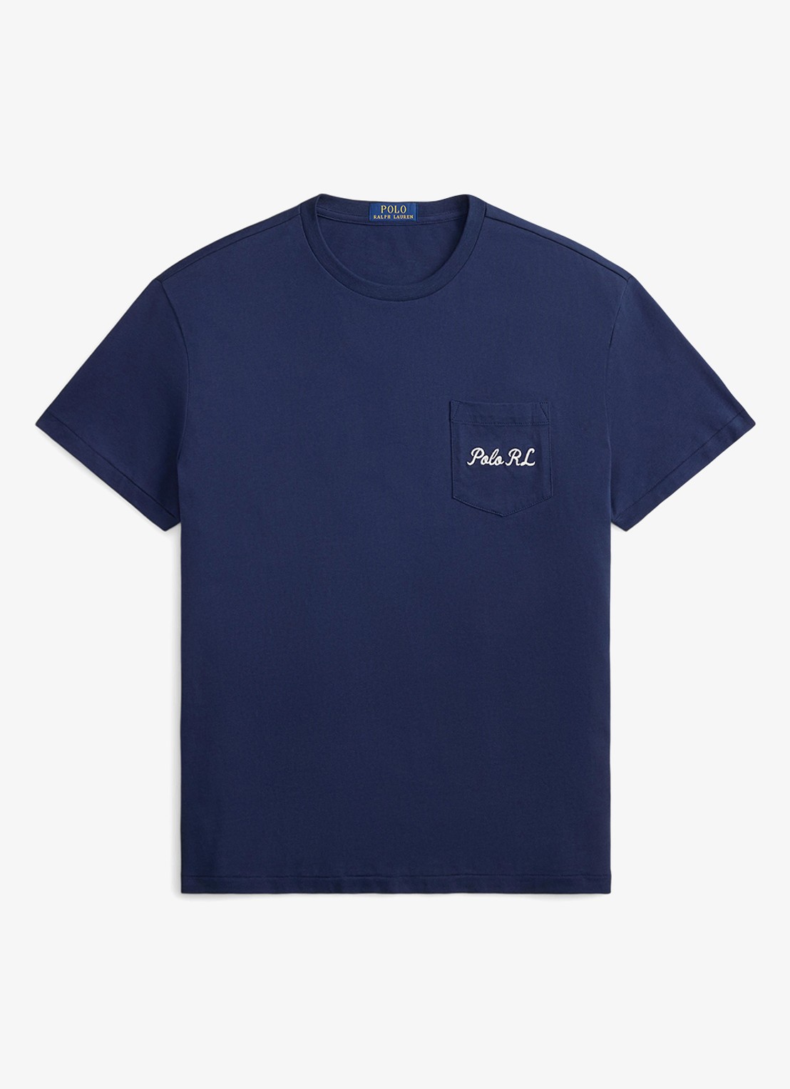Ralph Lauren T-shirt met logoborduring - voorkant 2 newport navy / donkerblauw