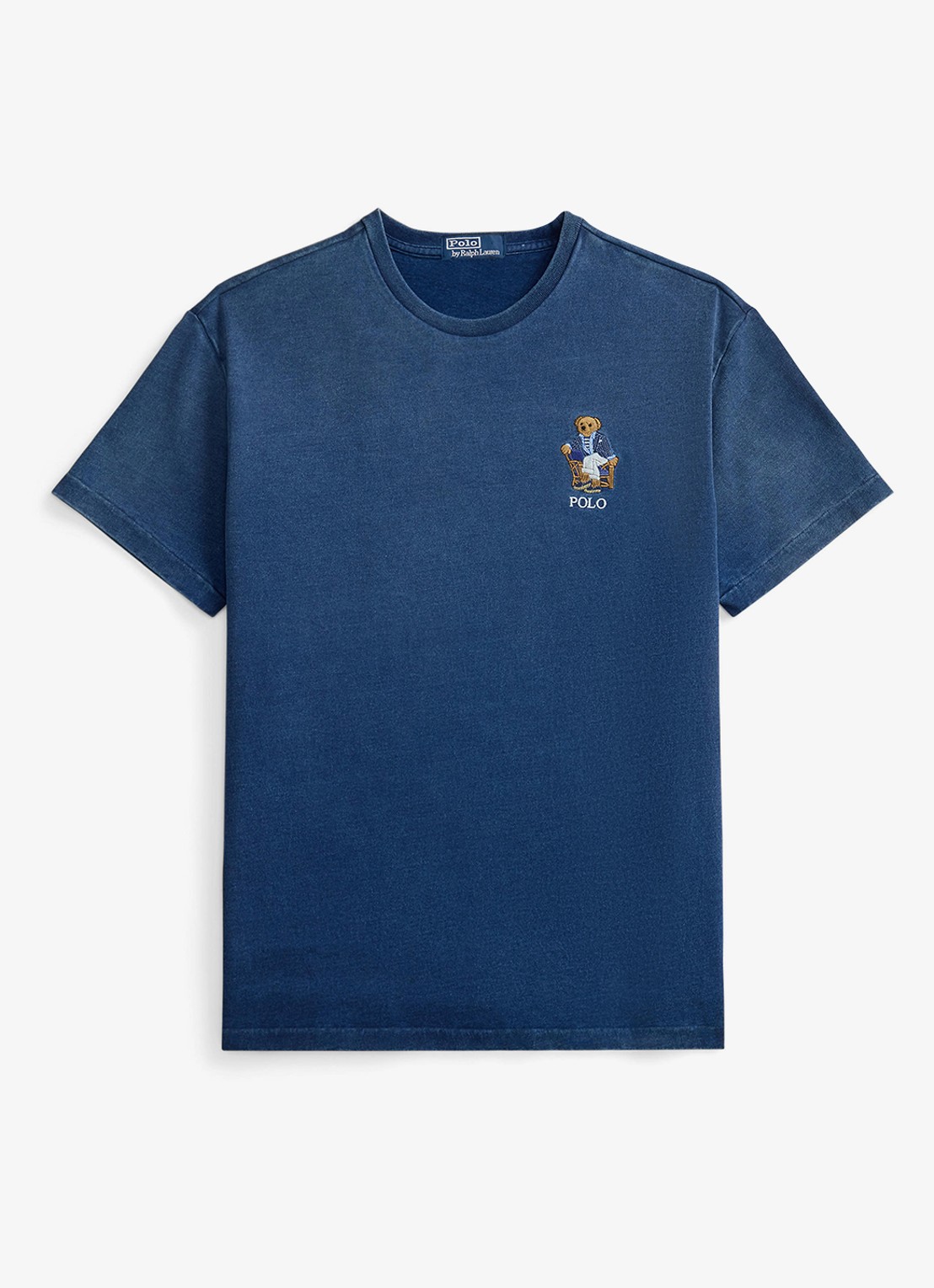 Ralph Lauren T-shirt met logoborduring - voorkant 3 newport bear-dark indigo / indigo