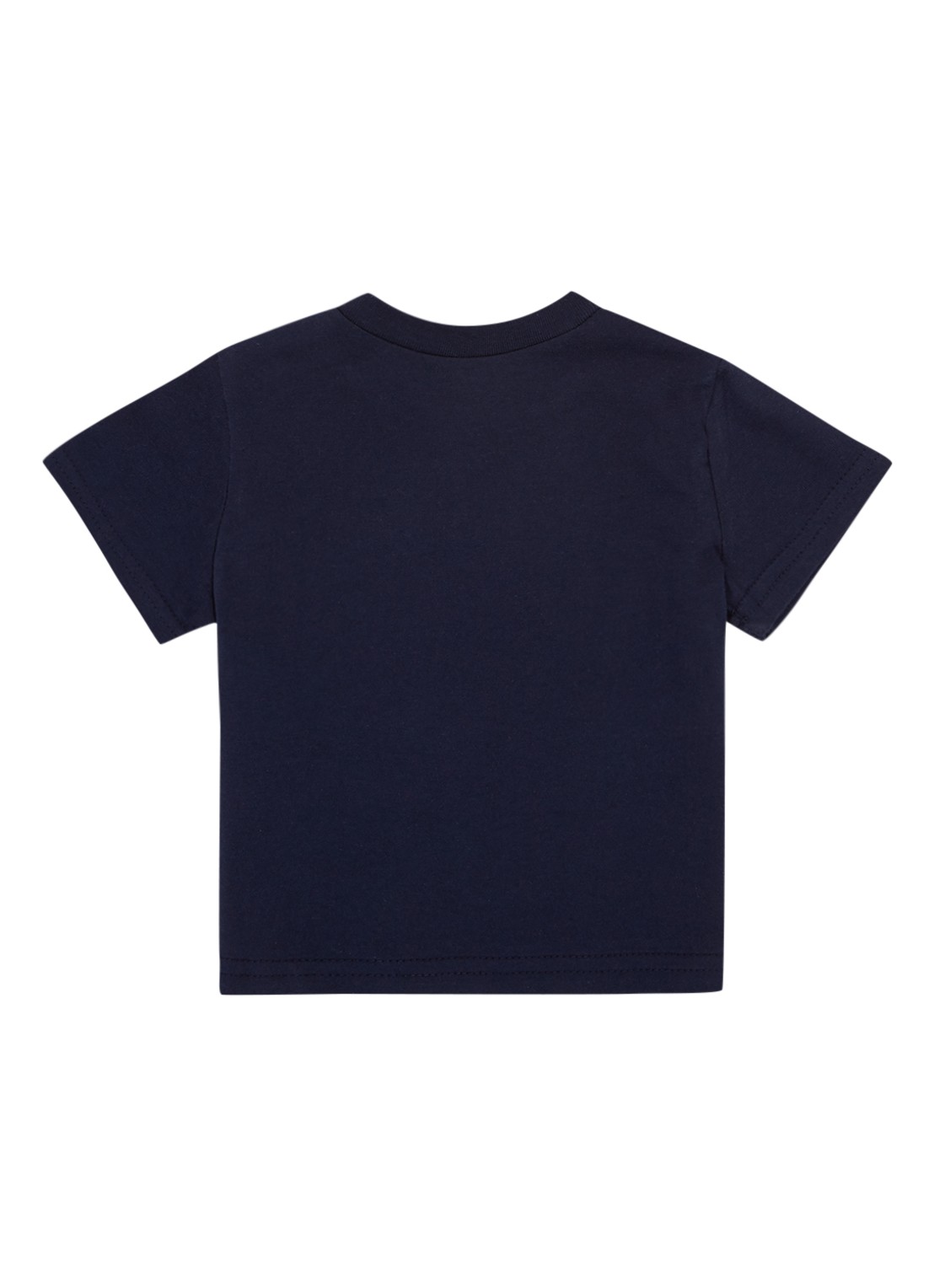Ralph Lauren T-shirt met logoborduring - achterkant donkerblauw