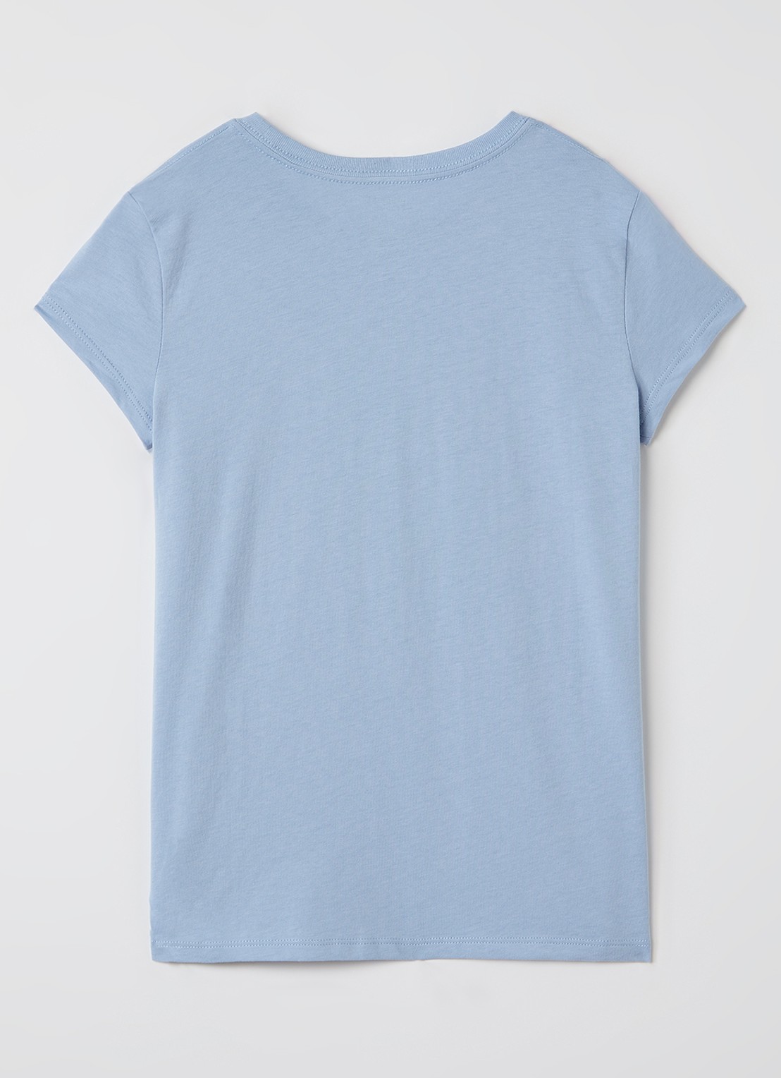 Ralph Lauren T-shirt met logoprint - voorkant 2 lichtblauw