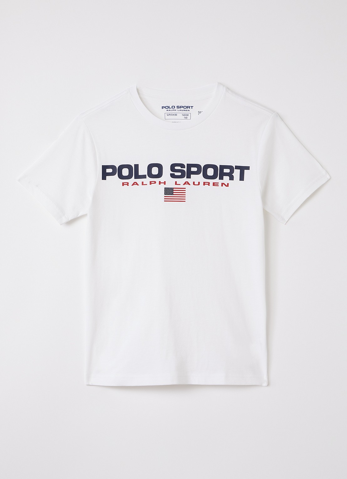Ralph Lauren T-shirt met logoprint - voorkant wit