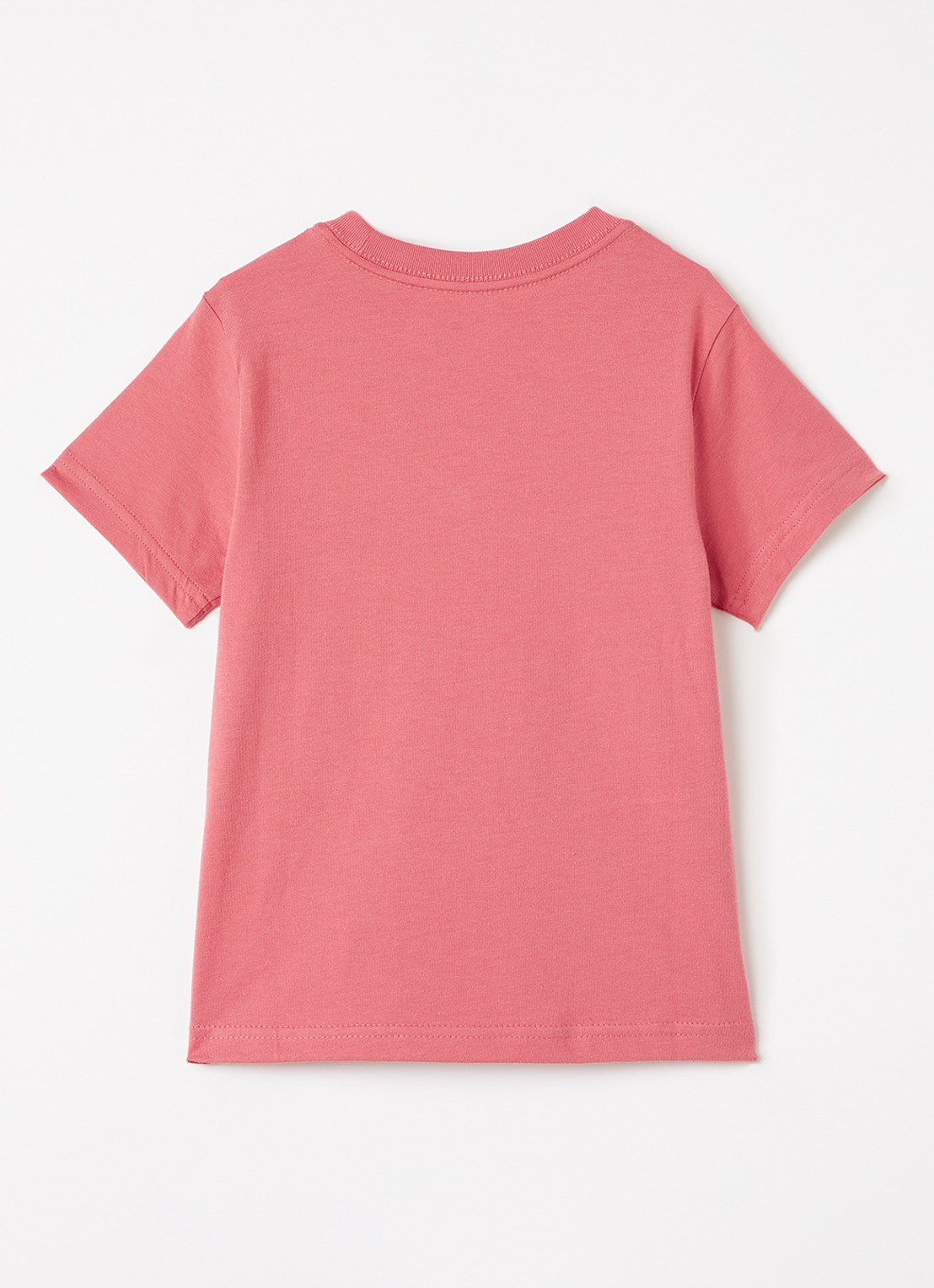 Ralph Lauren T-shirt met logoprint  - voorkant 2 koraalrood
