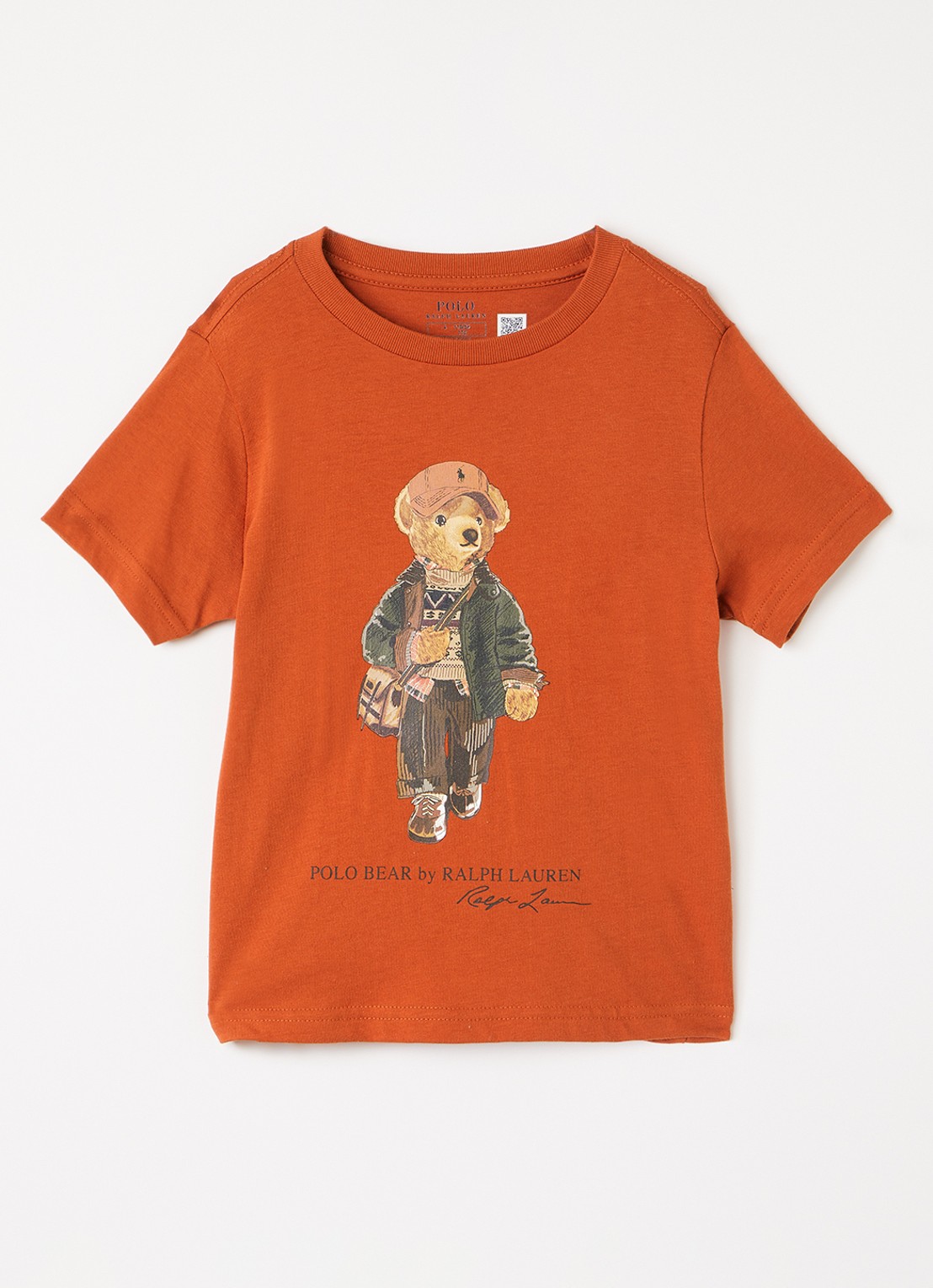 Ralph Lauren T-shirt met logoprint - voorkant orange