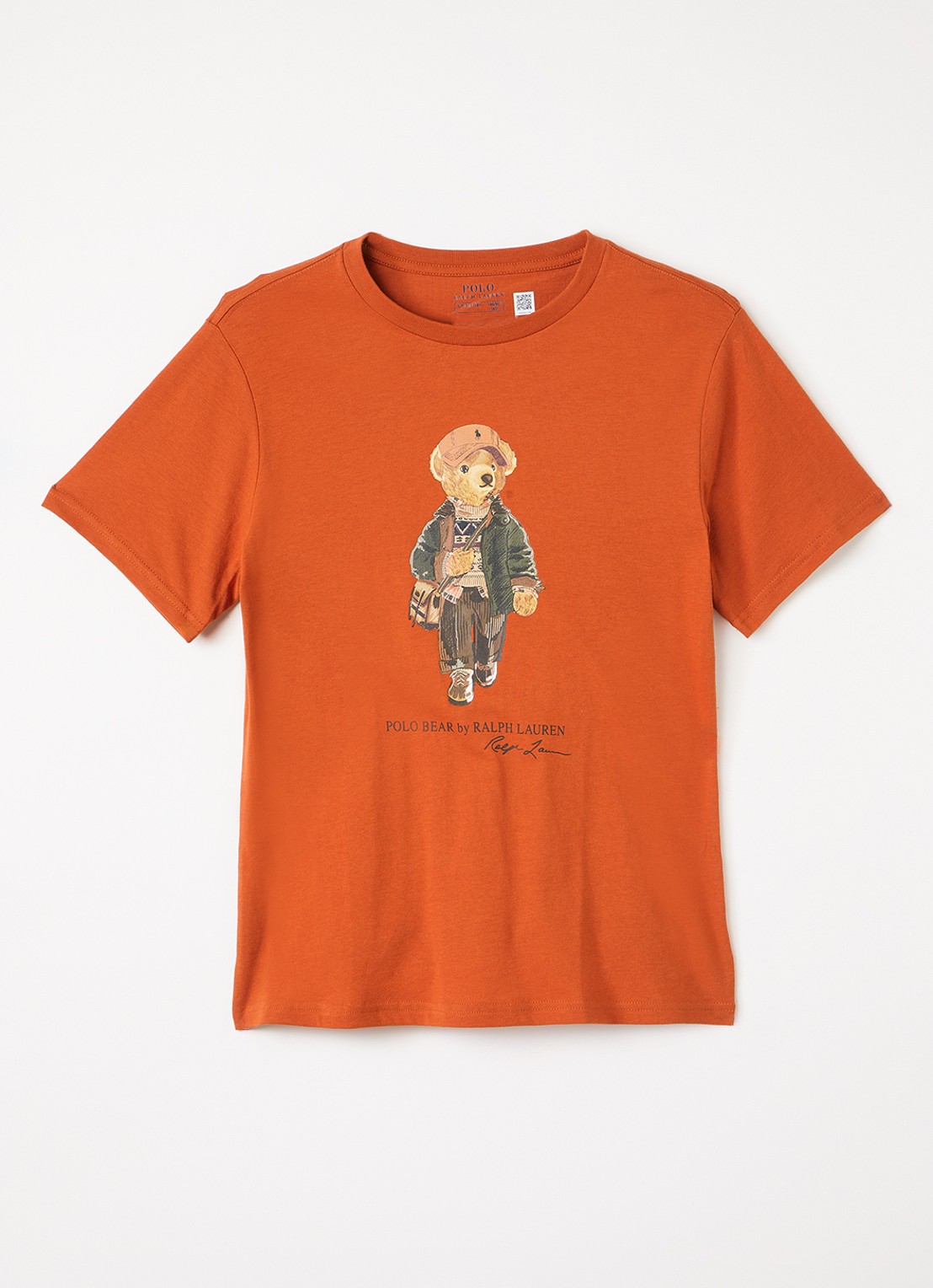 Ralph Lauren T-shirt met logoprint - voorkant 3 orange