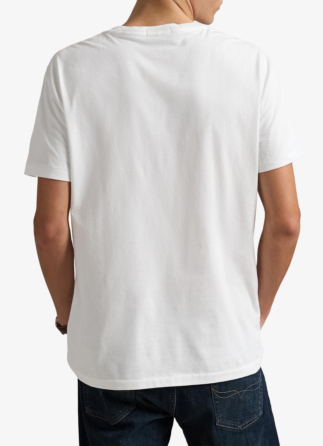 Ralph Lauren T-shirt met logoprint - achterkant 3 white / wit
