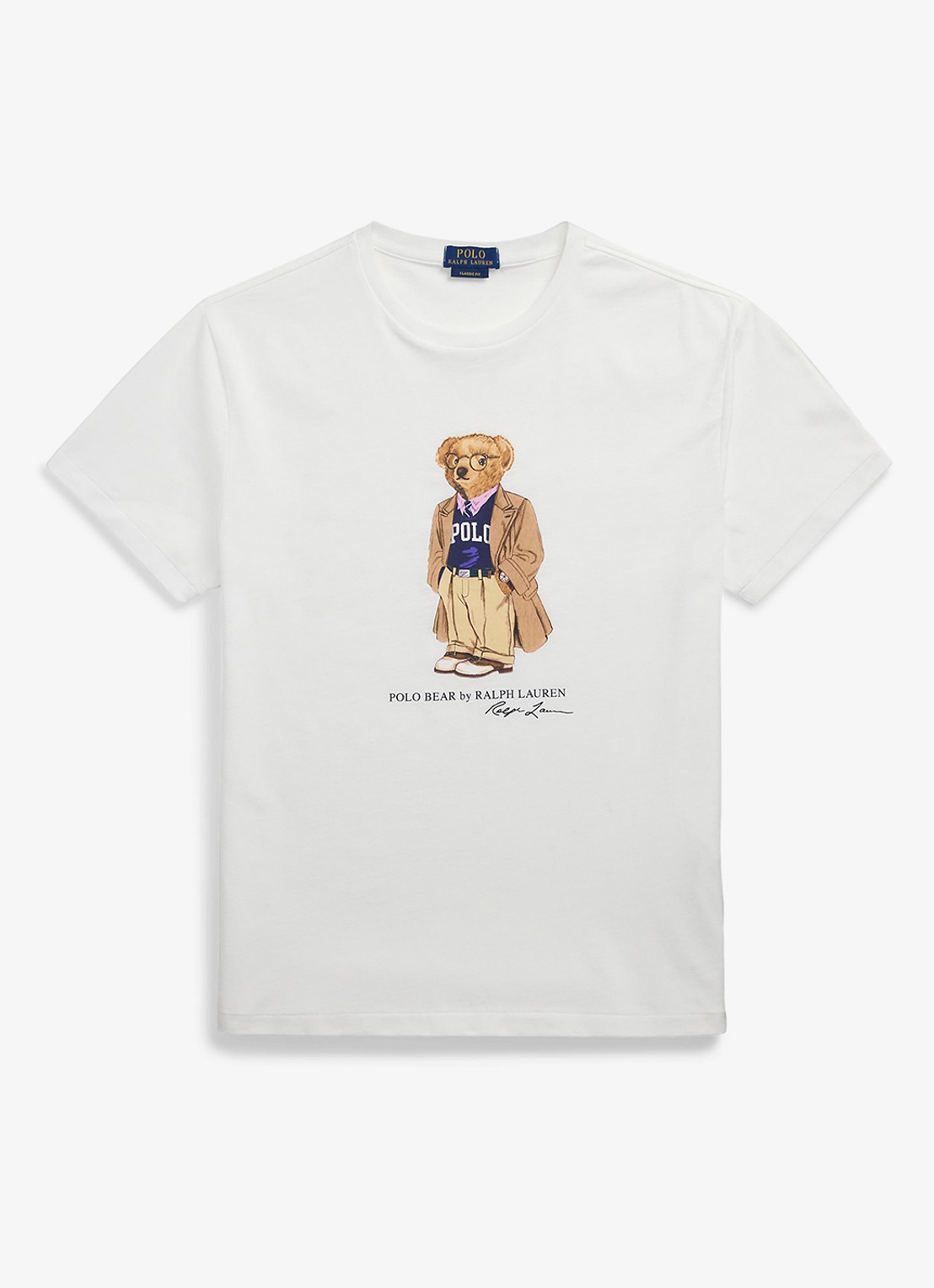 Ralph Lauren T-shirt met logoprint - voorkant 4 white / wit