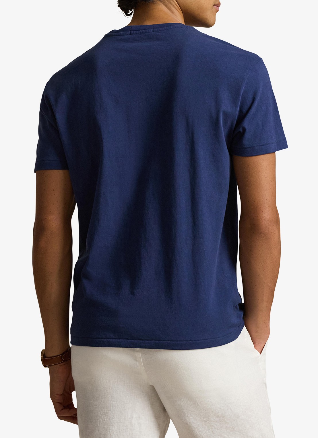 Ralph Lauren T-shirt met logoprint - achterkant 3 dark cobalt / kobaltblauw