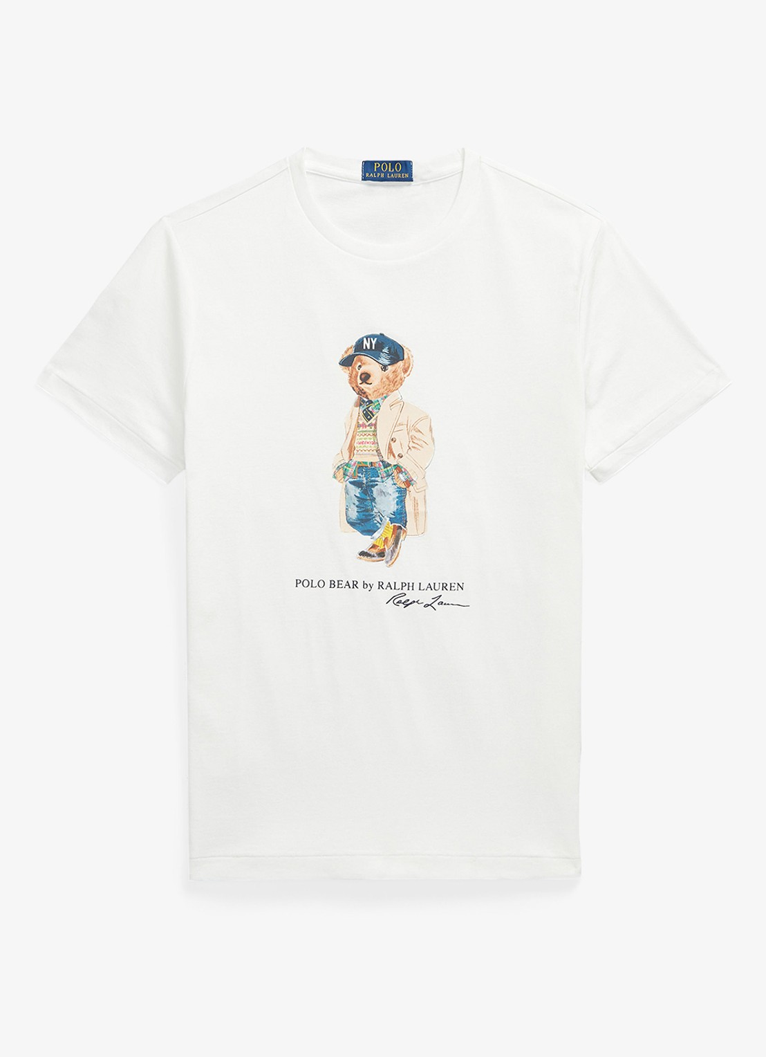 Ralph Lauren T-shirt met logoprint - voorkant 2 white / wit