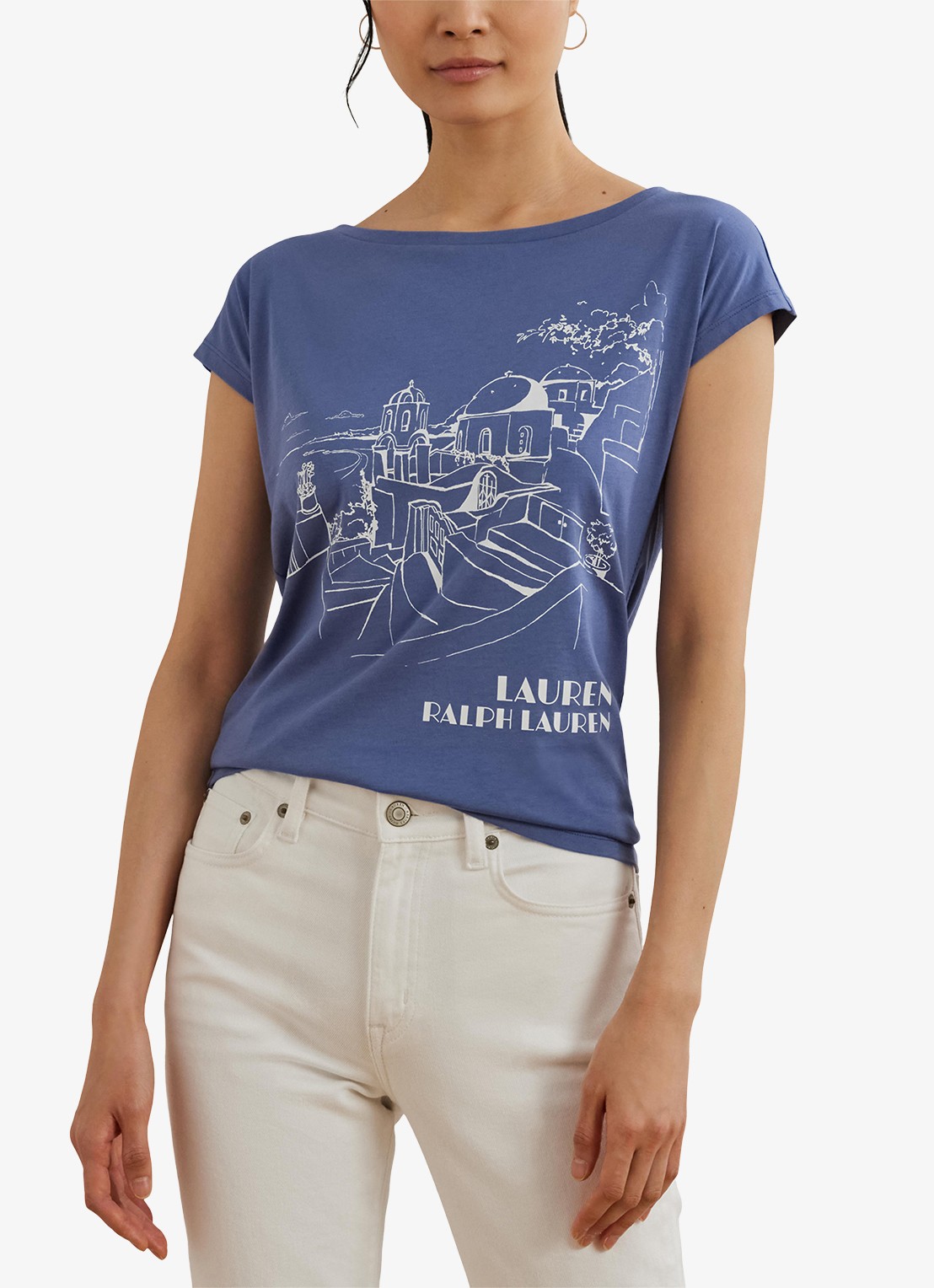 Ralph Lauren T-shirt met print - detail 4 blauw