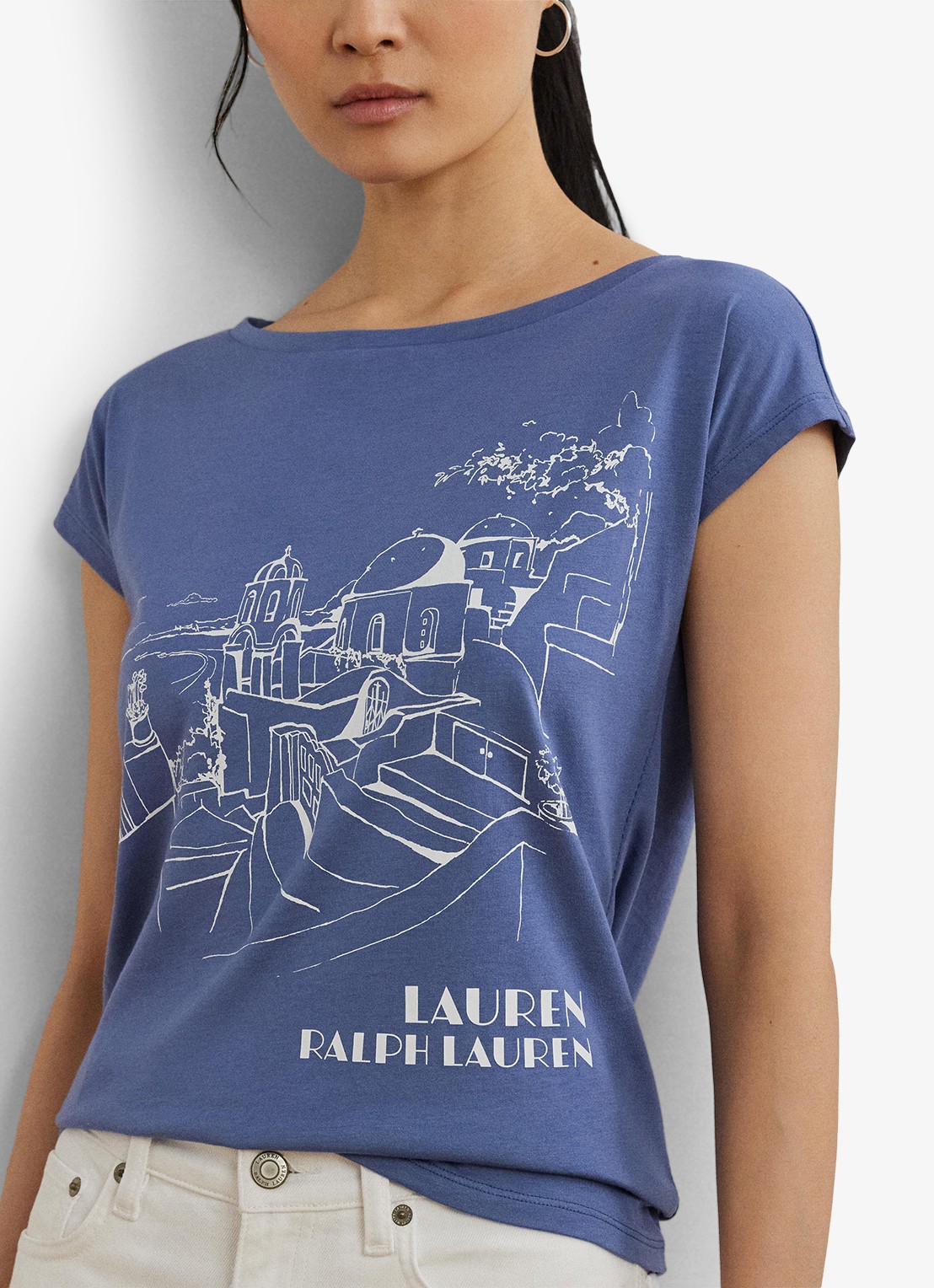 Ralph Lauren T-shirt met print - detail 5 blauw