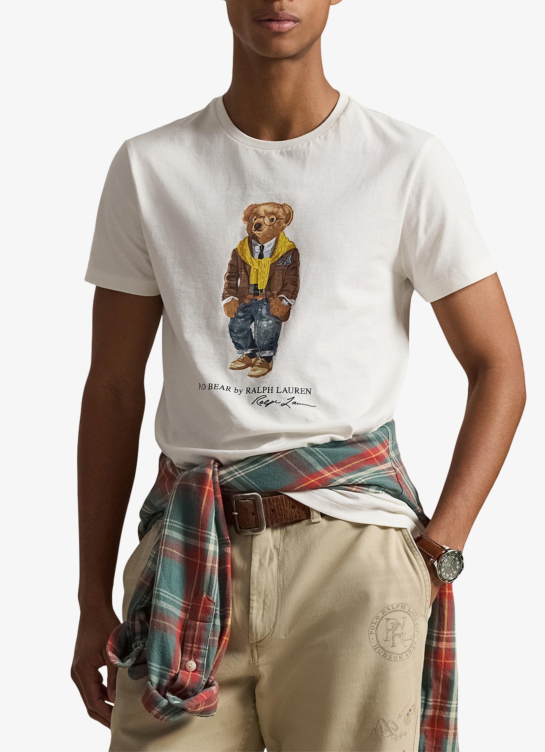 Ralph Lauren T-shirt met print - detail 4 nevis hudsn valley / wit