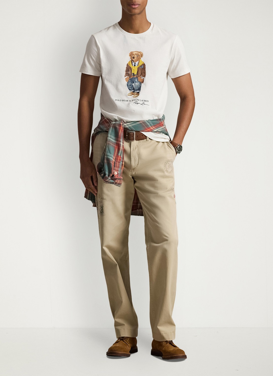 Ralph Lauren T-shirt met print - voorkant 2 nevis hudsn valley / wit