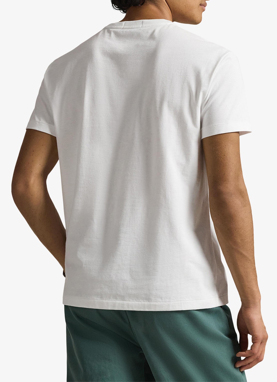Ralph Lauren T-shirt met print - achterkant 5 white society / wit