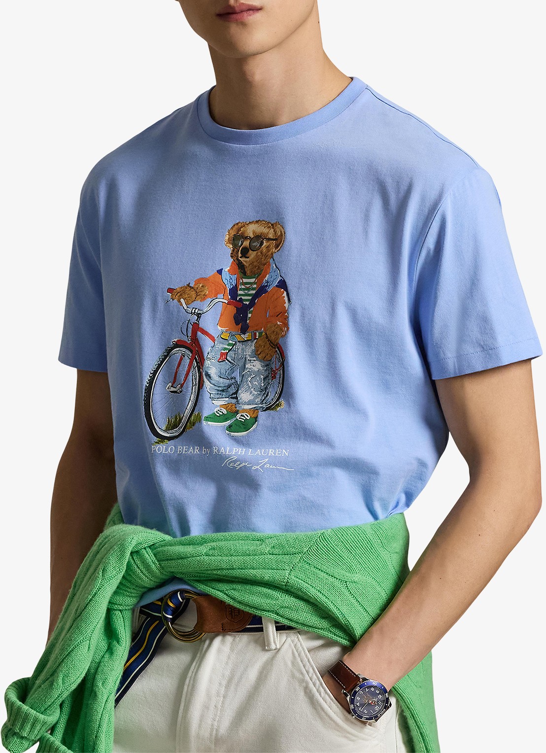 Ralph Lauren T-shirt met print - detail 3 austin blue-summer bear-zyh7