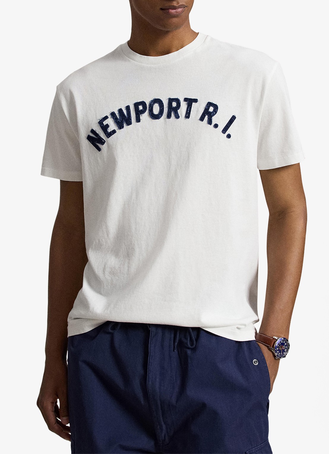 Ralph Lauren T-shirt met print - voorkant 4 white / wit