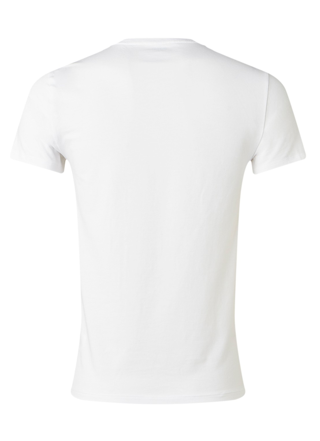 Ralph Lauren T-shirt met ronde hals in 2-pack - achterkant wit