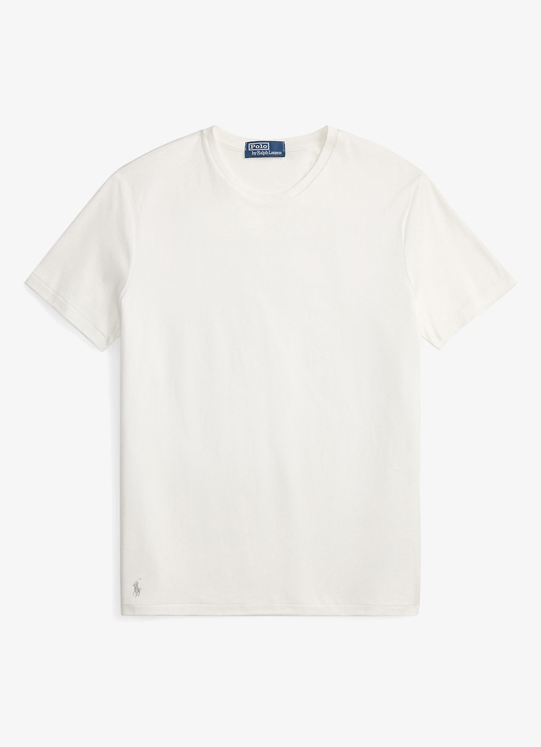 Ralph Lauren T-shirt met ronde hals - voorkant 3 white / wit