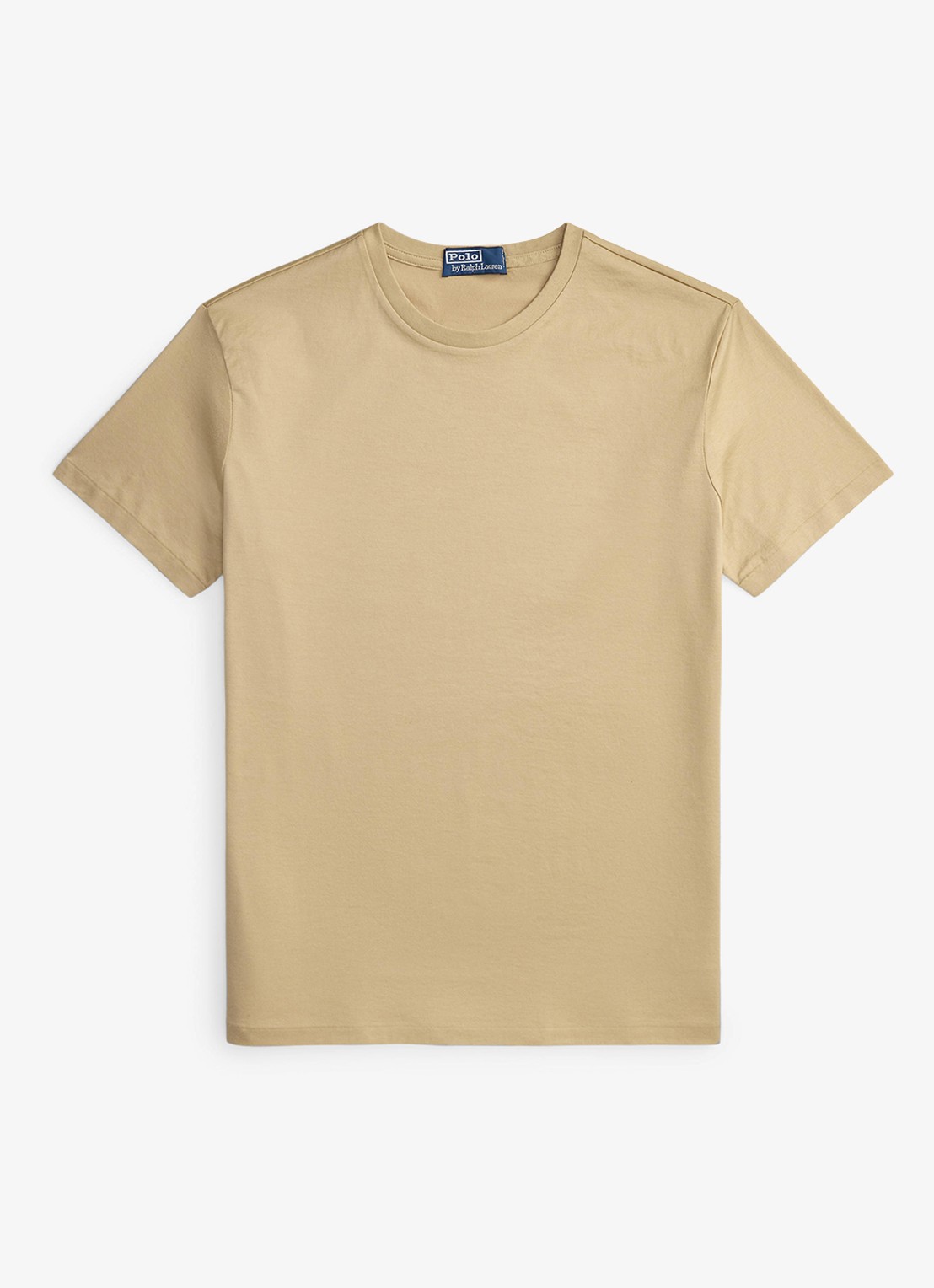 Ralph Lauren T-shirt met ronde hals - voorkant coastal beige / beige