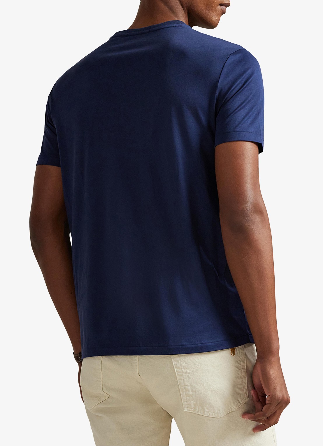 Ralph Lauren T-shirt met ronde hals - achterkant 3 donkerblauw