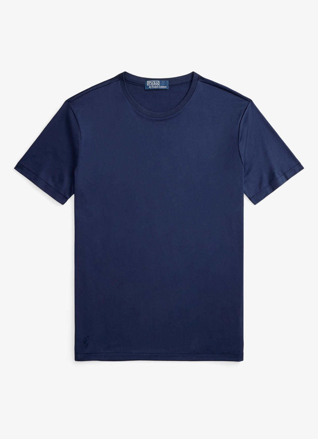 Ralph Lauren T-shirt met ronde hals - voorkant donkerblauw