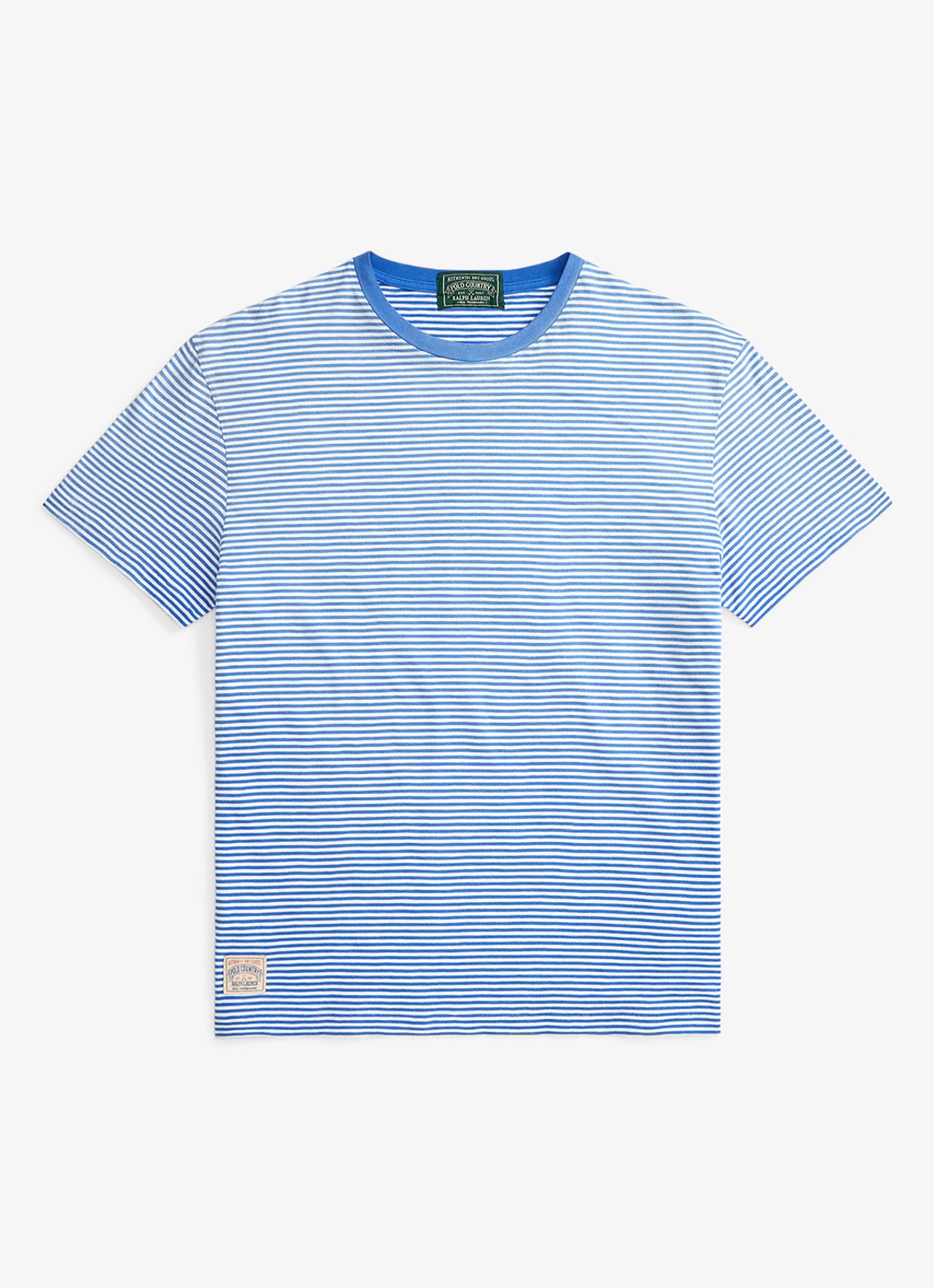 Ralph Lauren T-shirt met streepprint - voorkant 4 dakota blue multi-zypr