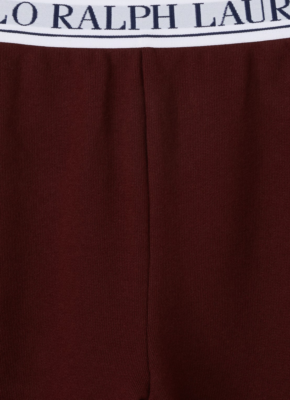 Ralph Lauren Tapered fit joggingbroek met logoband - detail 3 bordeauxrood