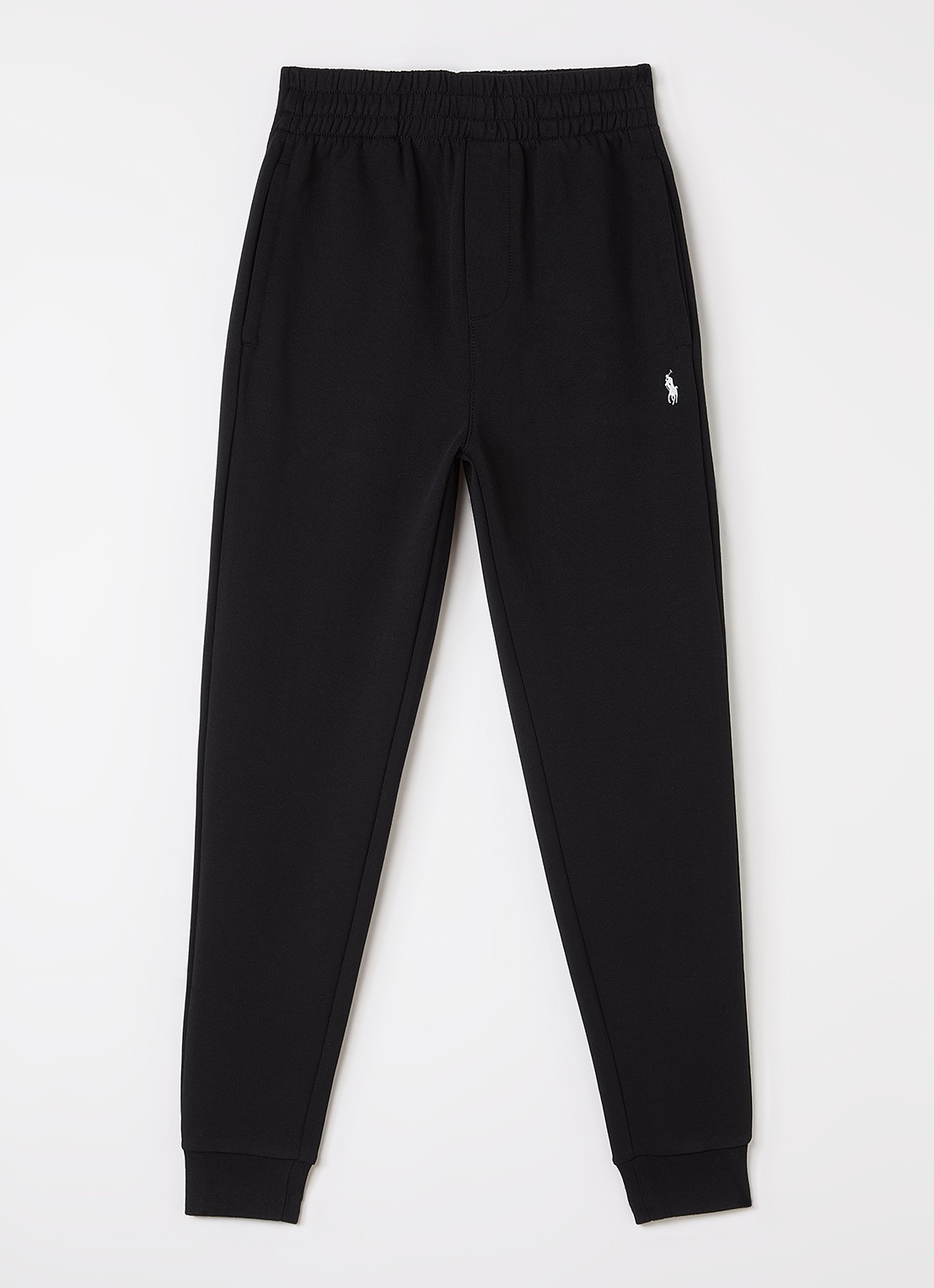 Ralph Lauren Tapered fit joggingbroek met logoborduring - voorkant 2 zwart