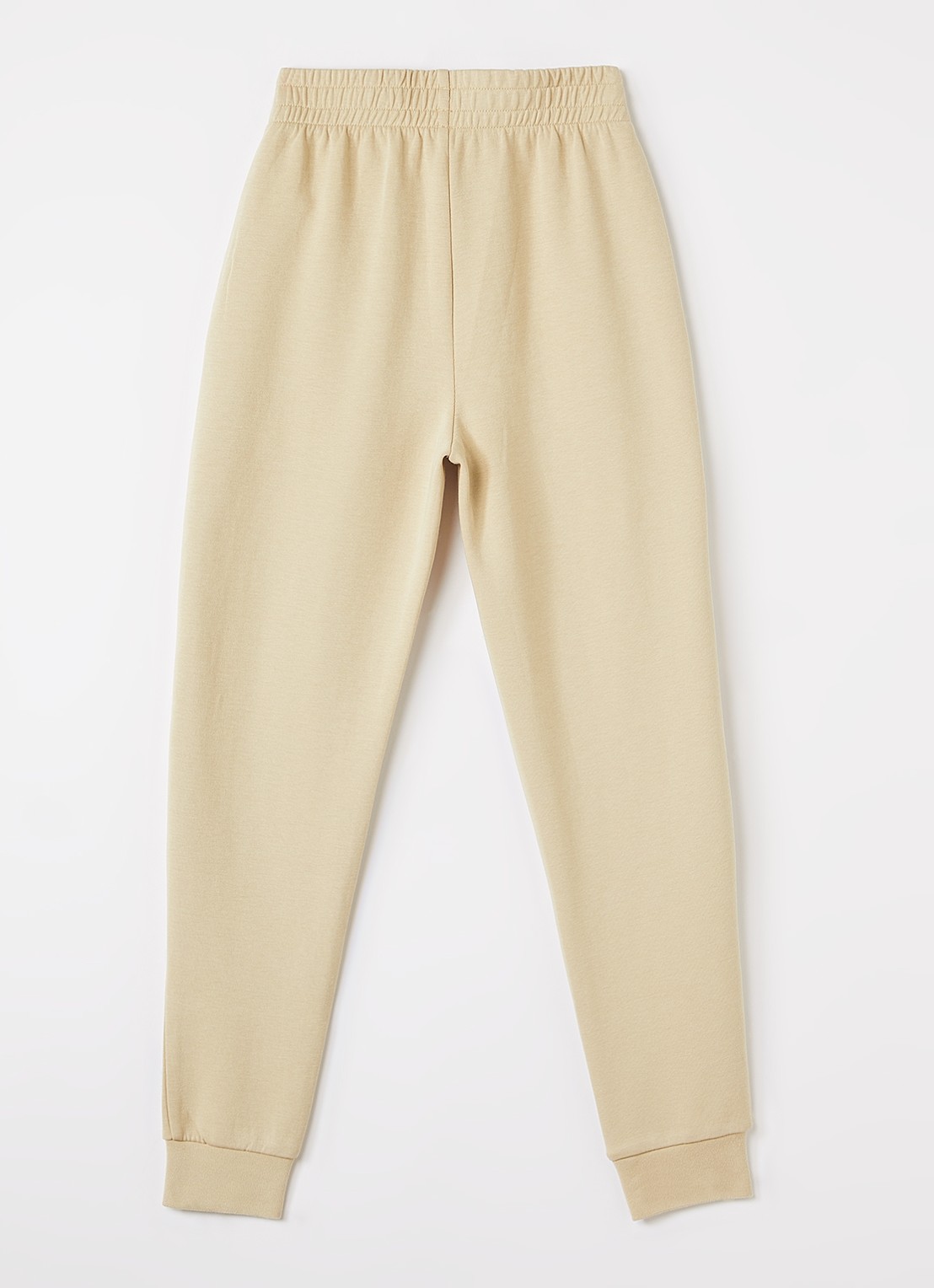 Ralph Lauren Tapered fit joggingbroek met logoborduring - voorkant 3 beige