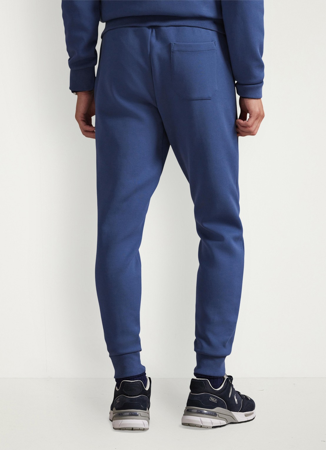 Ralph Lauren Tapered fit joggingbroek met logoborduring - achterkant 3 night navy