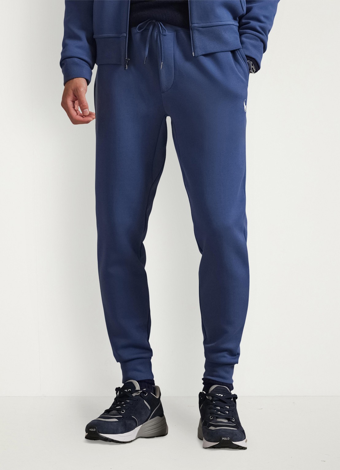 Ralph Lauren Tapered fit joggingbroek met logoborduring - detail night navy