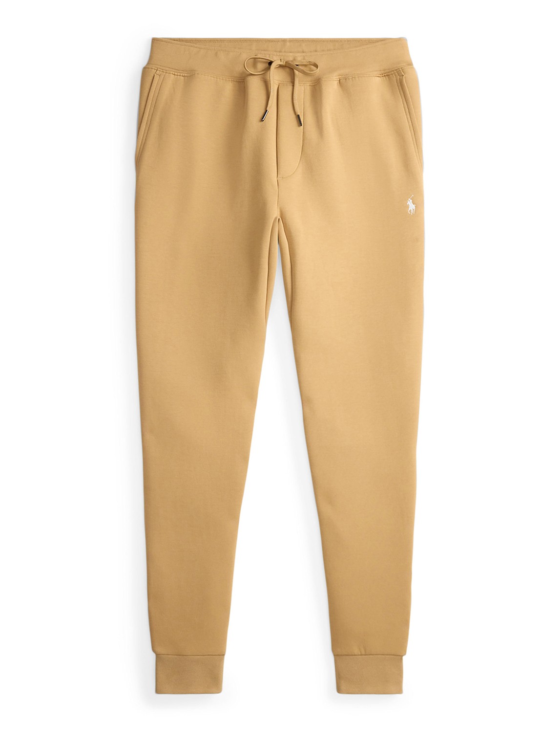 Ralph Lauren Tapered fit joggingbroek met logoborduring - voorkant 4 classic camel