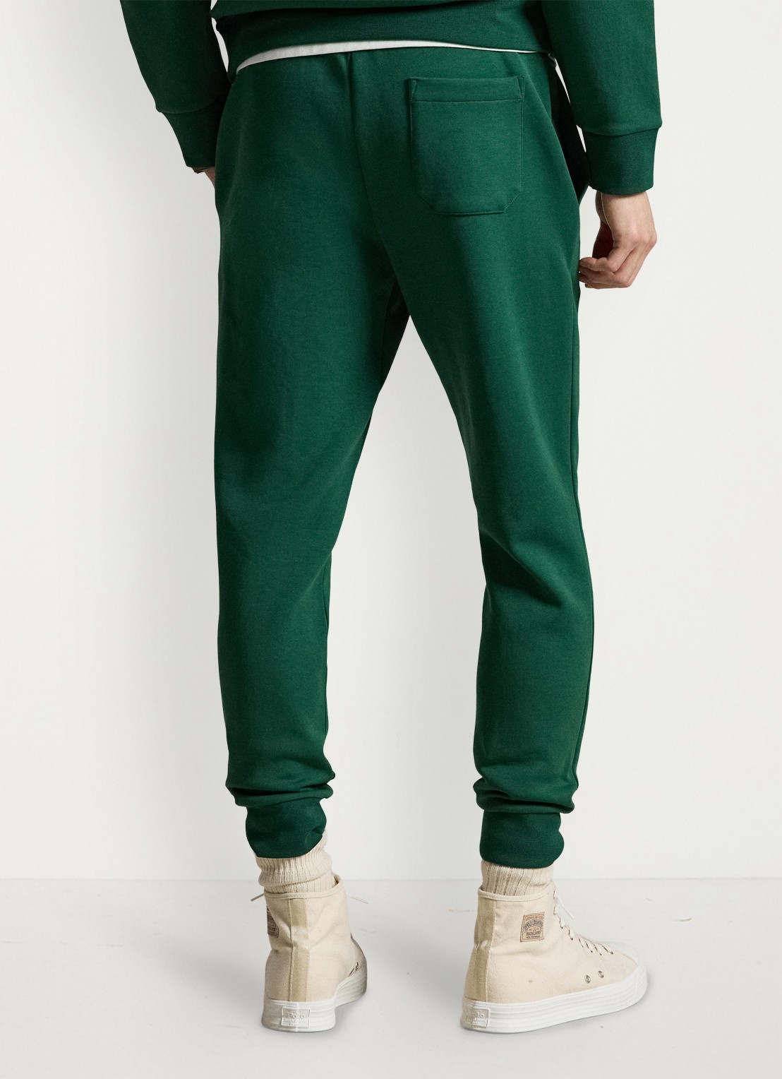 Ralph Lauren Tapered fit joggingbroek met logoborduring - achterkant new forest
