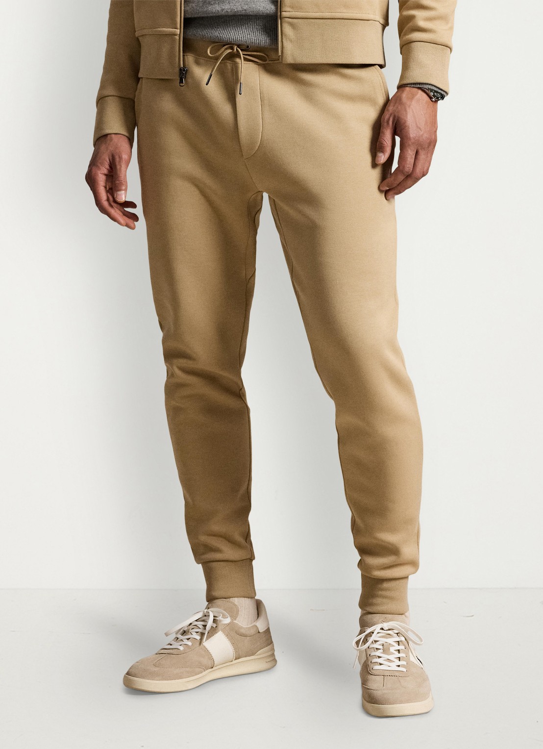 Ralph Lauren Tapered fit joggingbroek met logoborduring - detail 4 vintage khaki / khaki