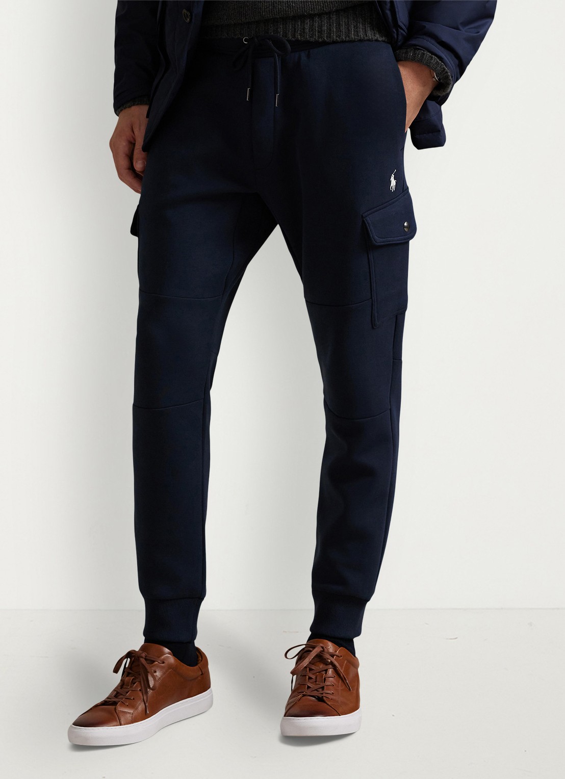 Ralph Lauren Tapered fit joggingbroek met steekzakken - detail 3 aviator navy / donkerblauw