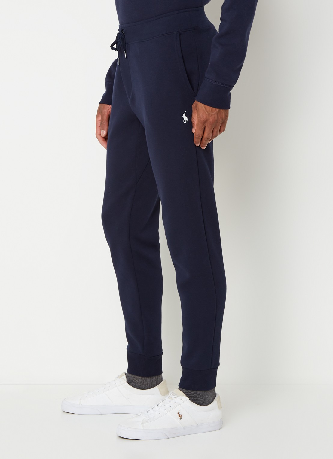 Ralph Lauren Tapered joggingbroek met logo - detail 7 aviator navy / donkerblauw