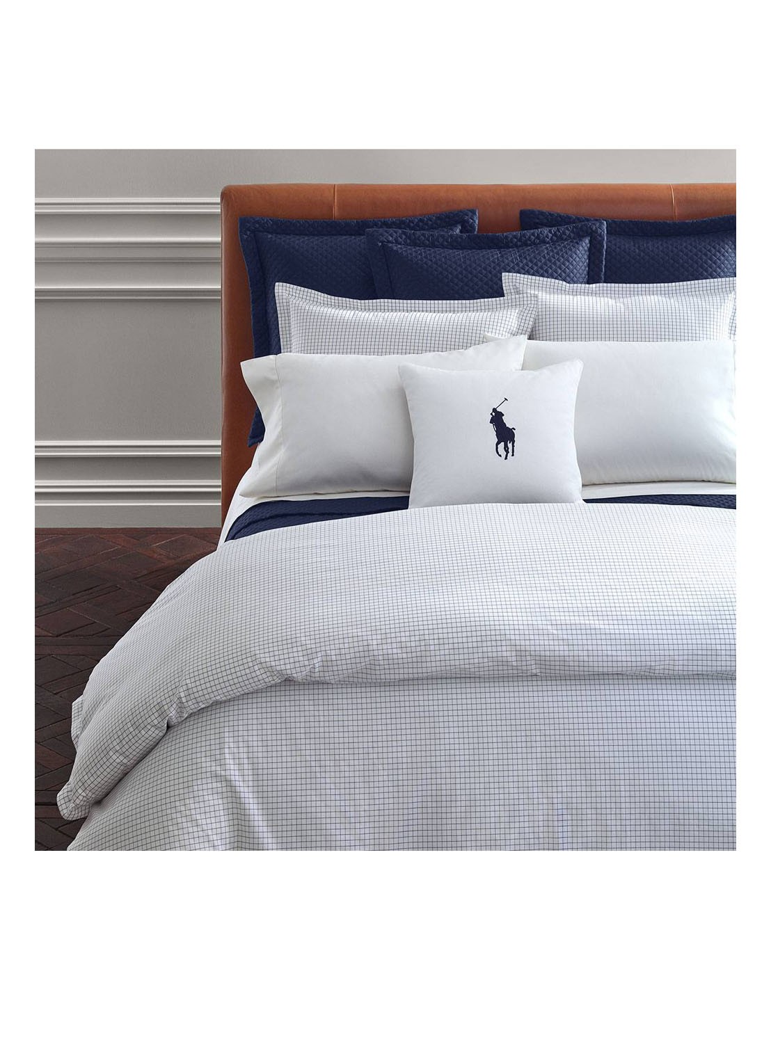 Ralph Lauren TATTERSA NavyWhi     Fitted sh - detail wit