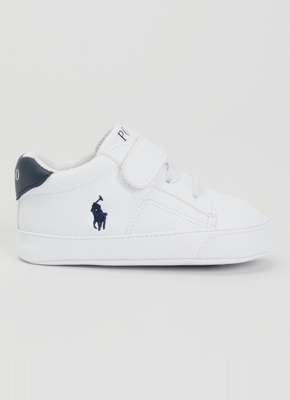 Ralph Lauren Theron babyslofje met logo - voorkant 3 wit