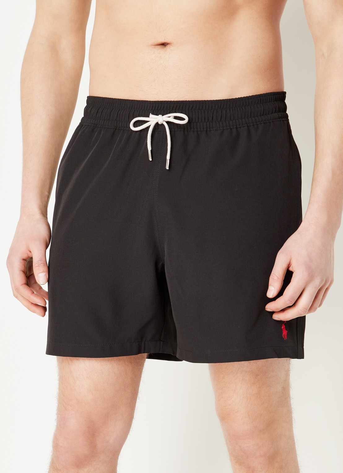 Ralph Lauren Traveler zwemshorts met logo en koordsluiting - detail 2 polo black / zwart