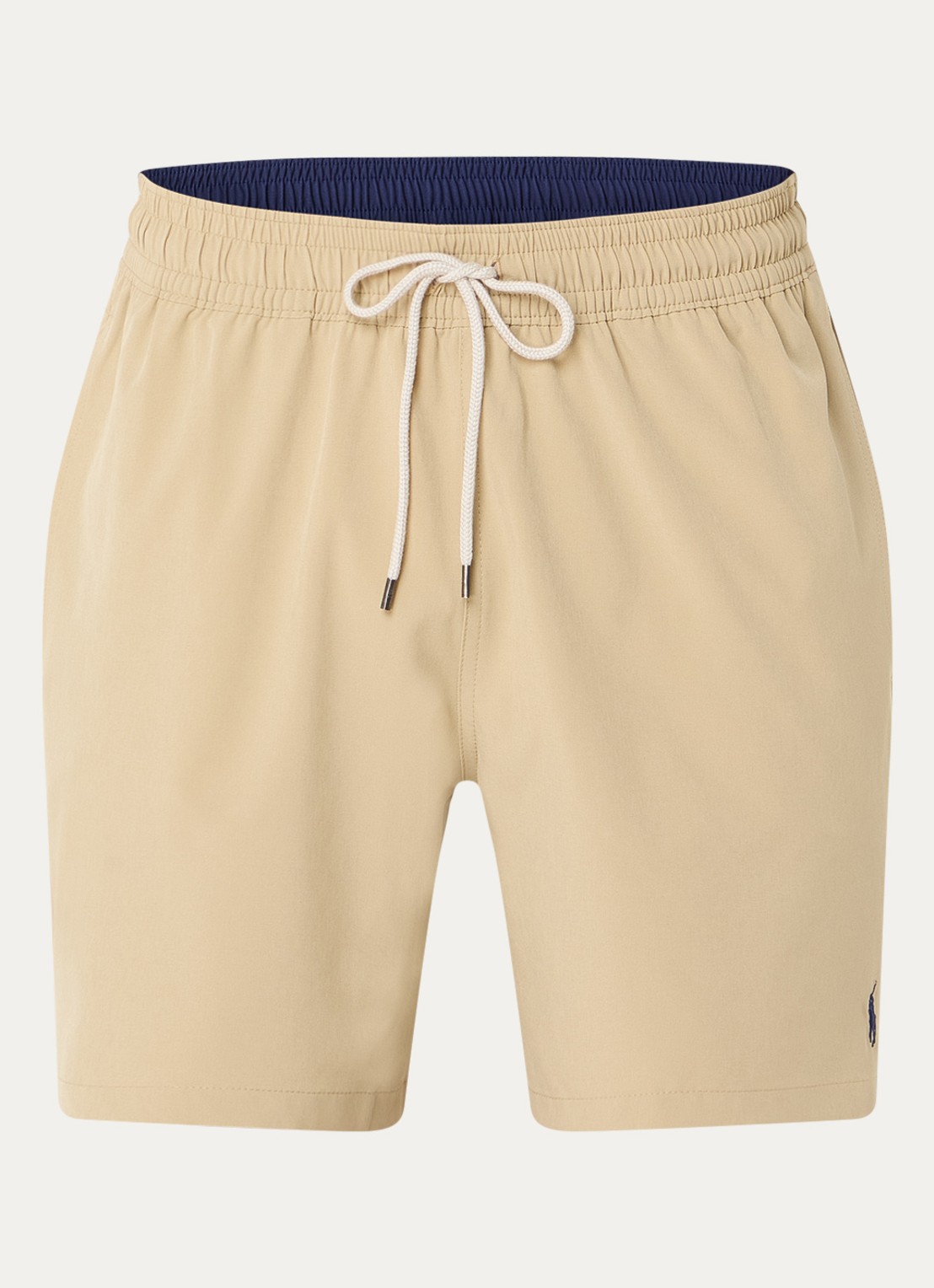 Ralph Lauren Traveler zwemshorts met logoborduring - voorkant 3 beige