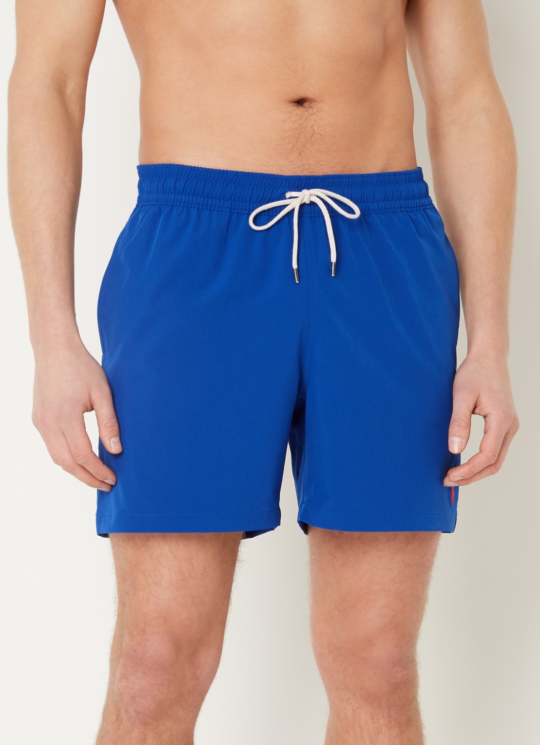 Ralph Lauren Traveler zwemshorts met logoborduring - detail 3 kobaltblauw