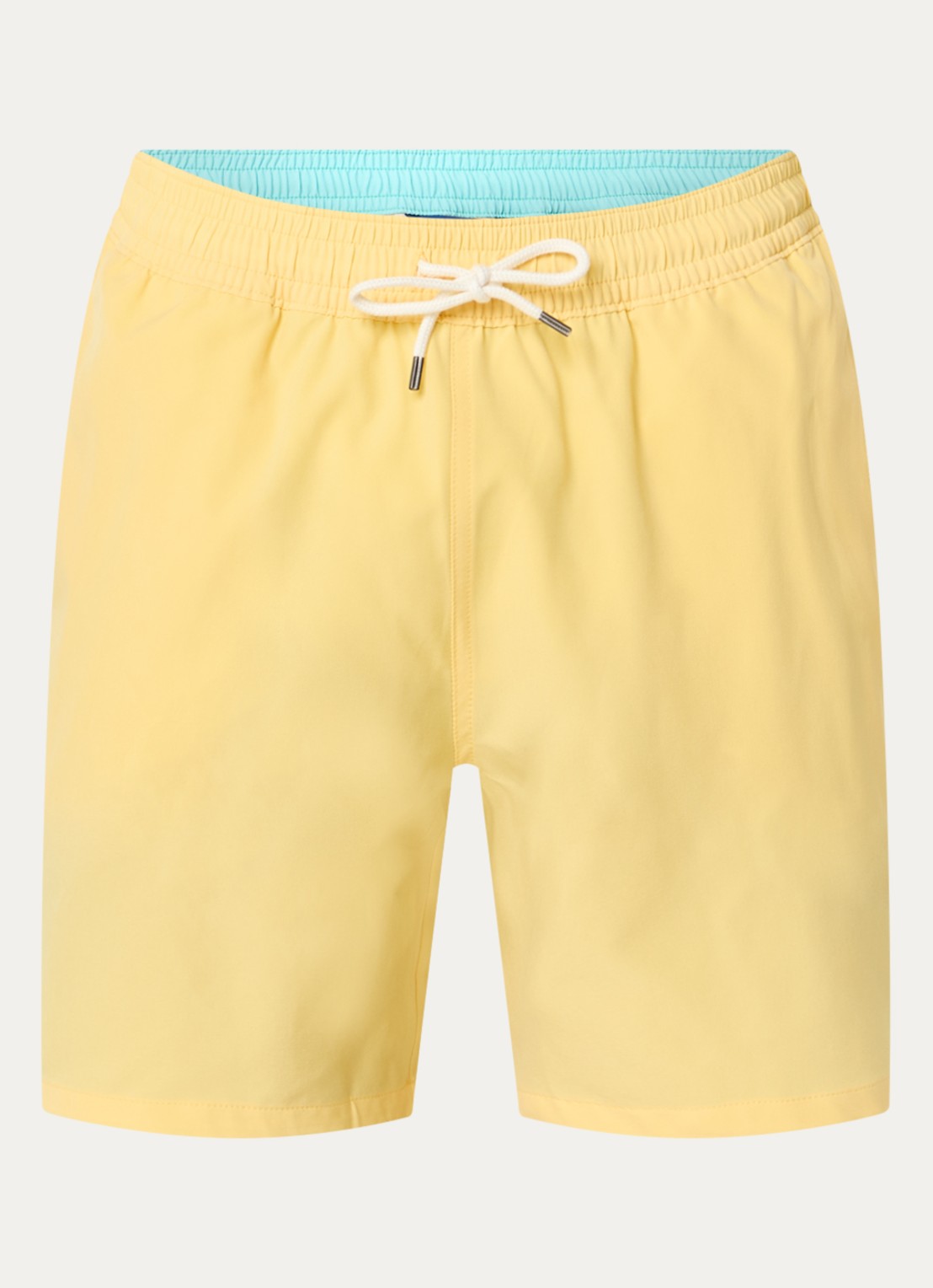 Ralph Lauren Traveler zwemshorts met logoborduring - voorkant 2 geel