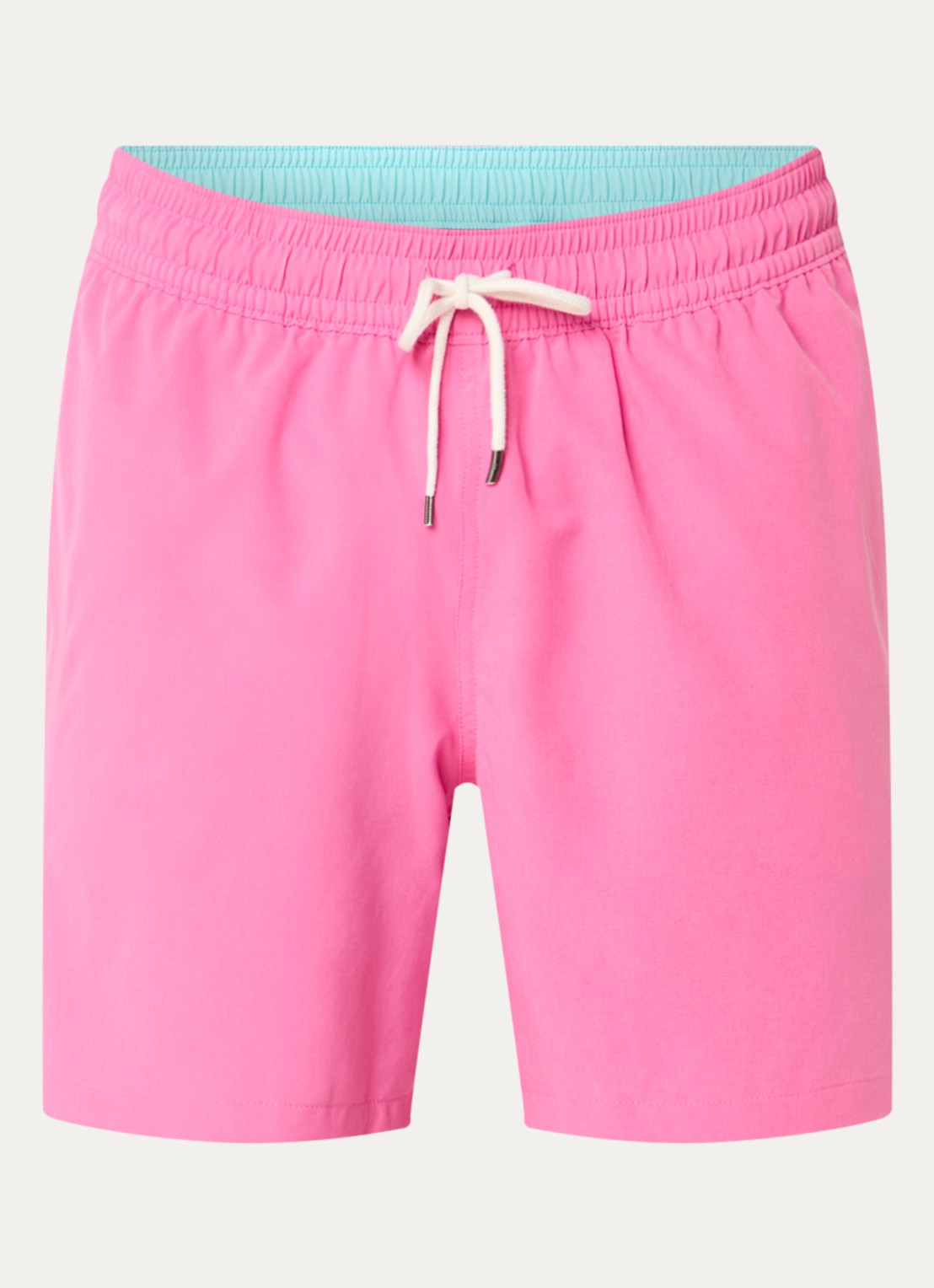 Ralph Lauren Traveler zwemshorts met logoborduring - voorkant roze