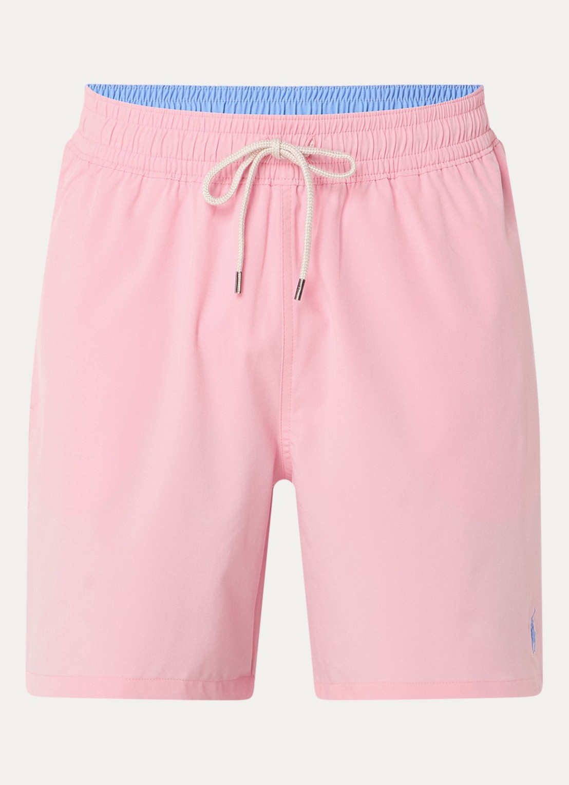 Ralph Lauren Traveler zwemshorts met logoborduring - voorkant 2 lichtroze