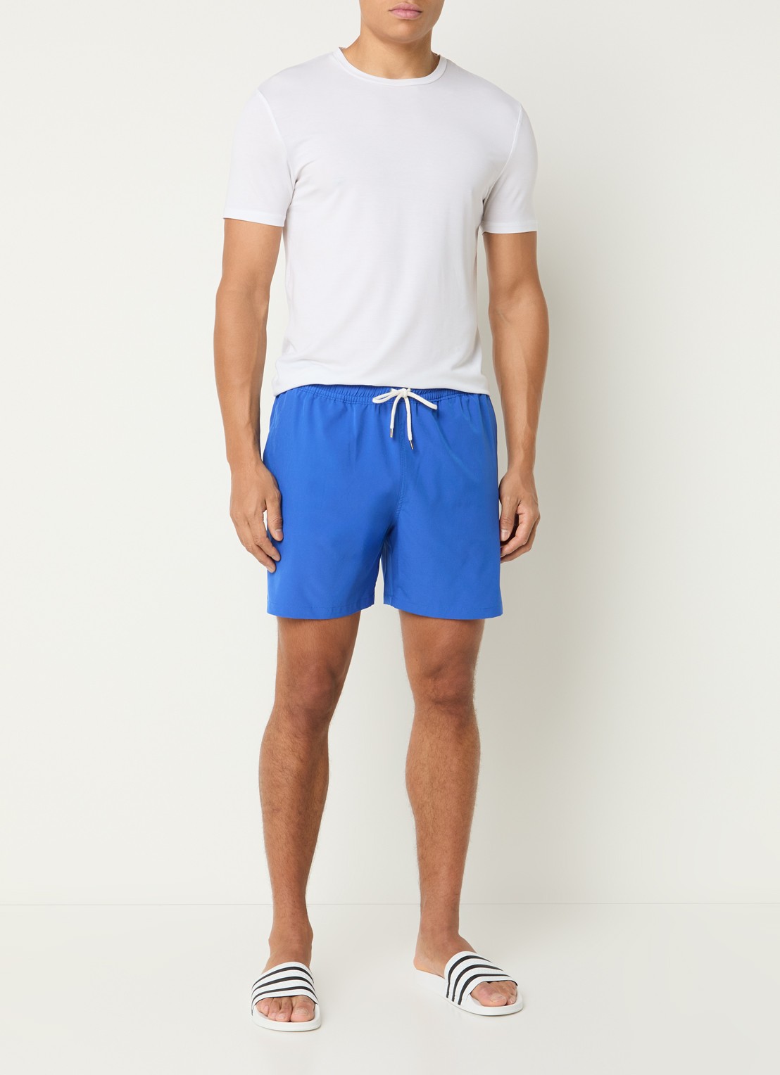 Ralph Lauren Traveler zwemshorts met logoborduring - voorkant 3 royalblauw
