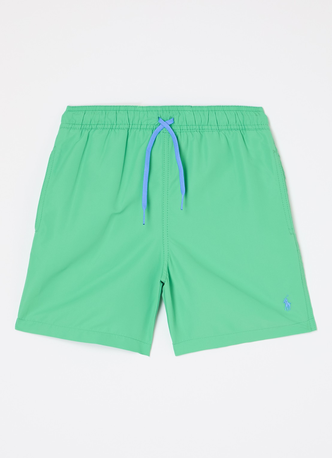 Ralph Lauren Travlr zwemshorts met logo - voorkant groen
