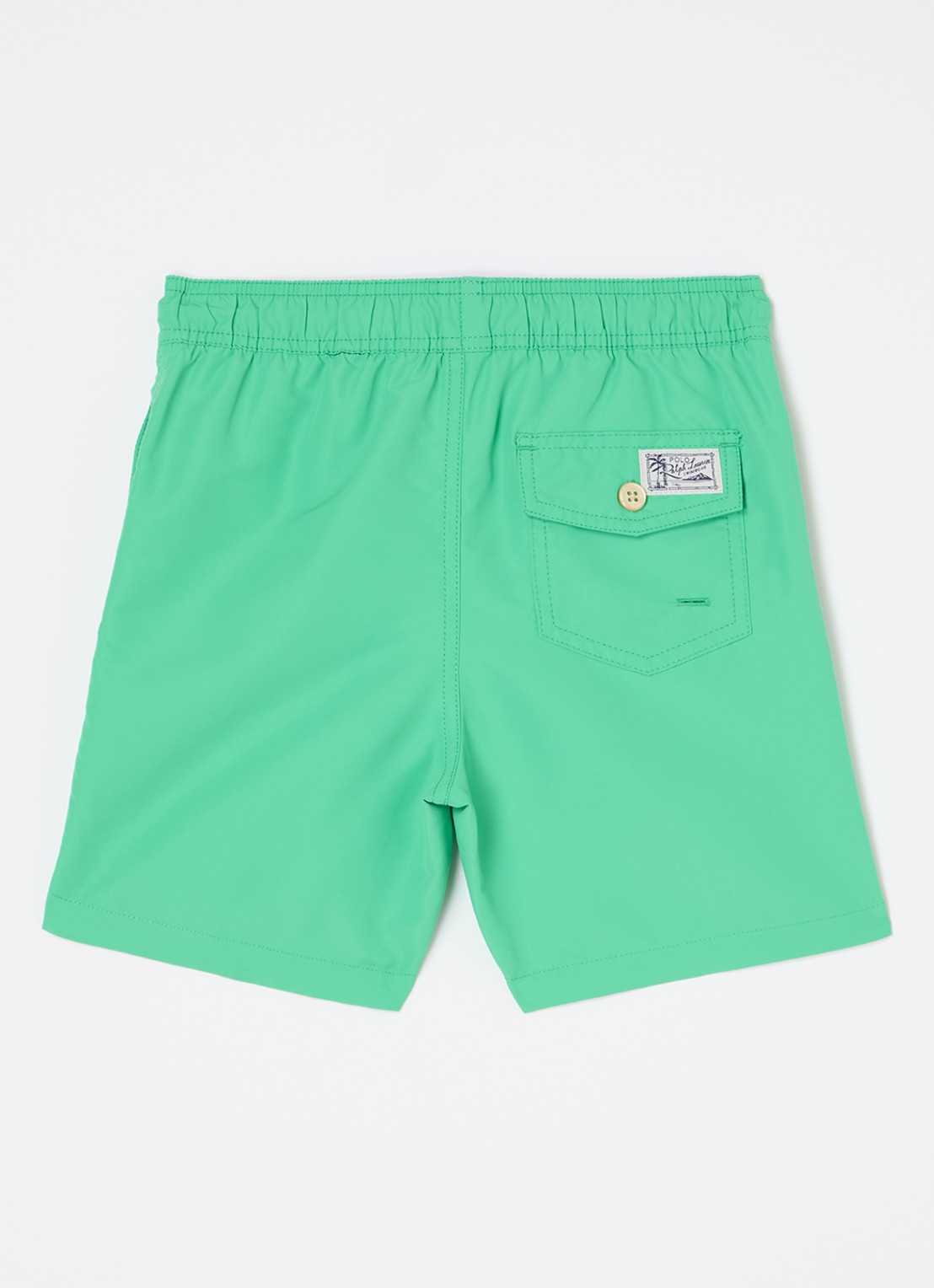 Ralph Lauren Travlr zwemshorts met logo - voorkant 2 groen