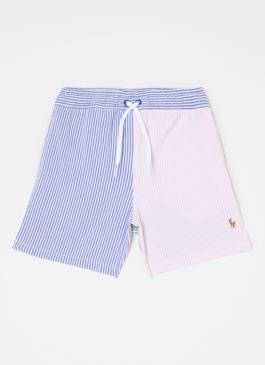 Ralph Lauren Travlr zwemshorts met logo - voorkant roze