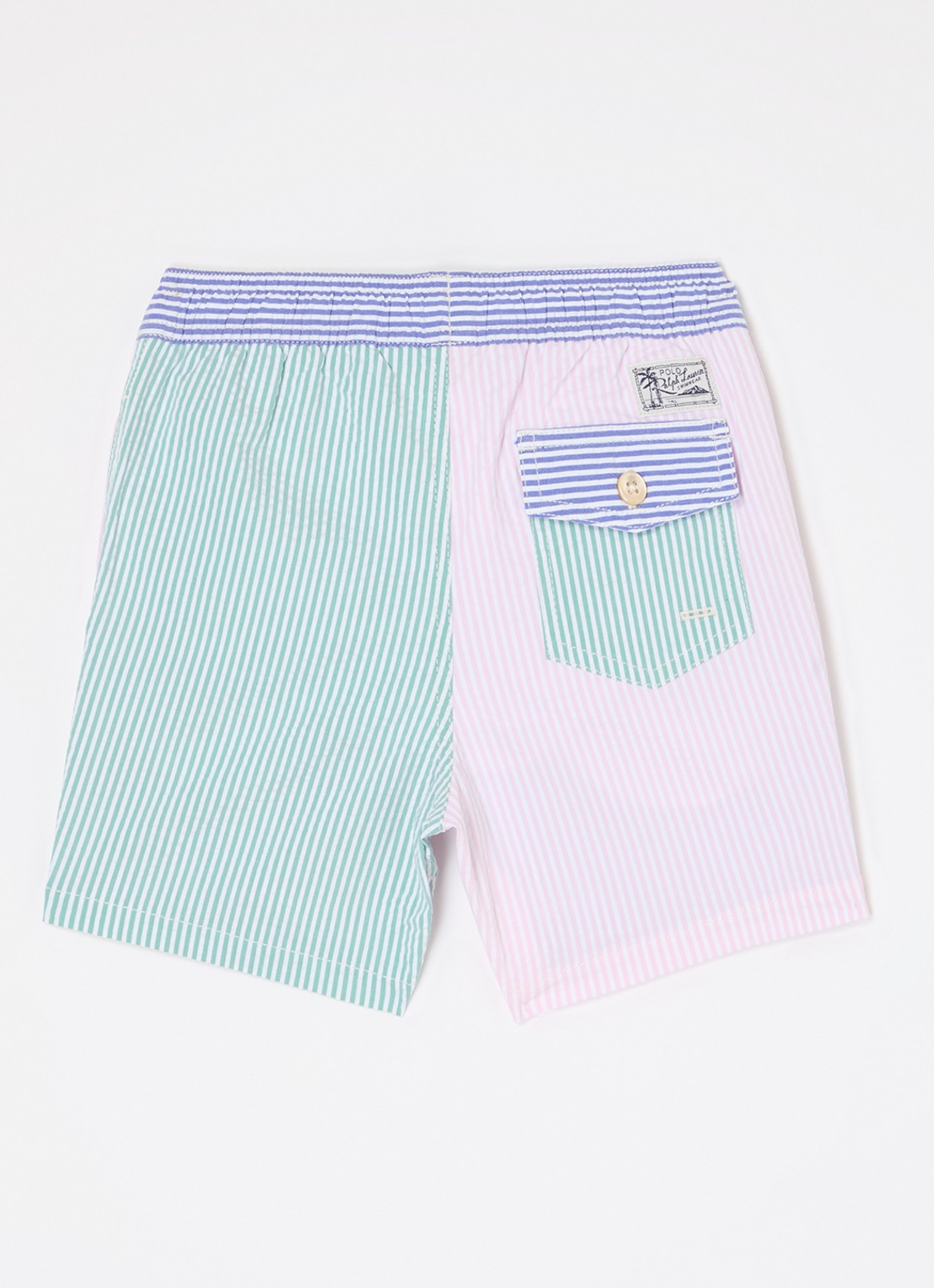 Ralph Lauren Travlr zwemshorts met logo - voorkant 2 roze