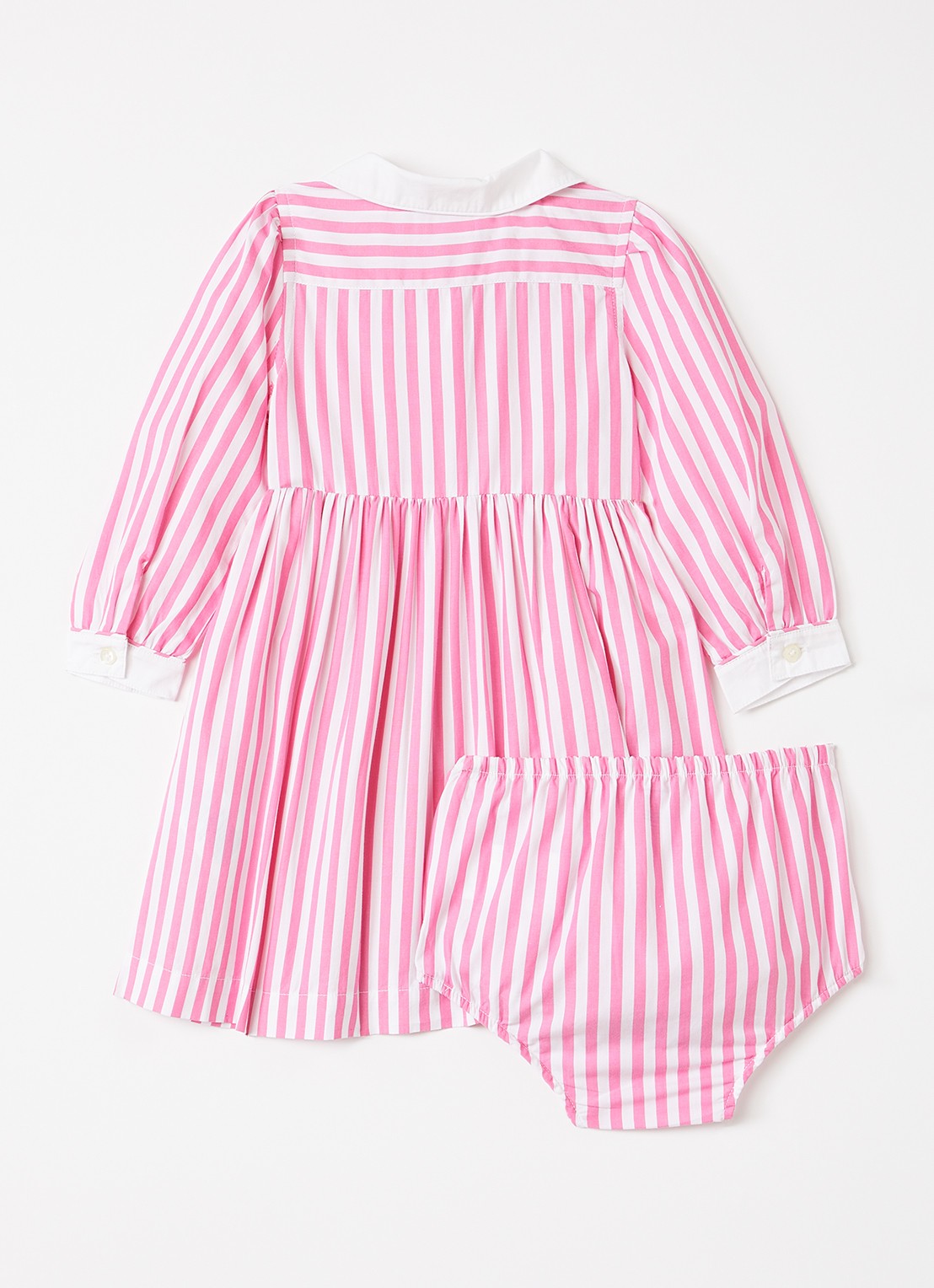 Ralph Lauren Tuniekjurk met bloomer - voorkant 2 roze